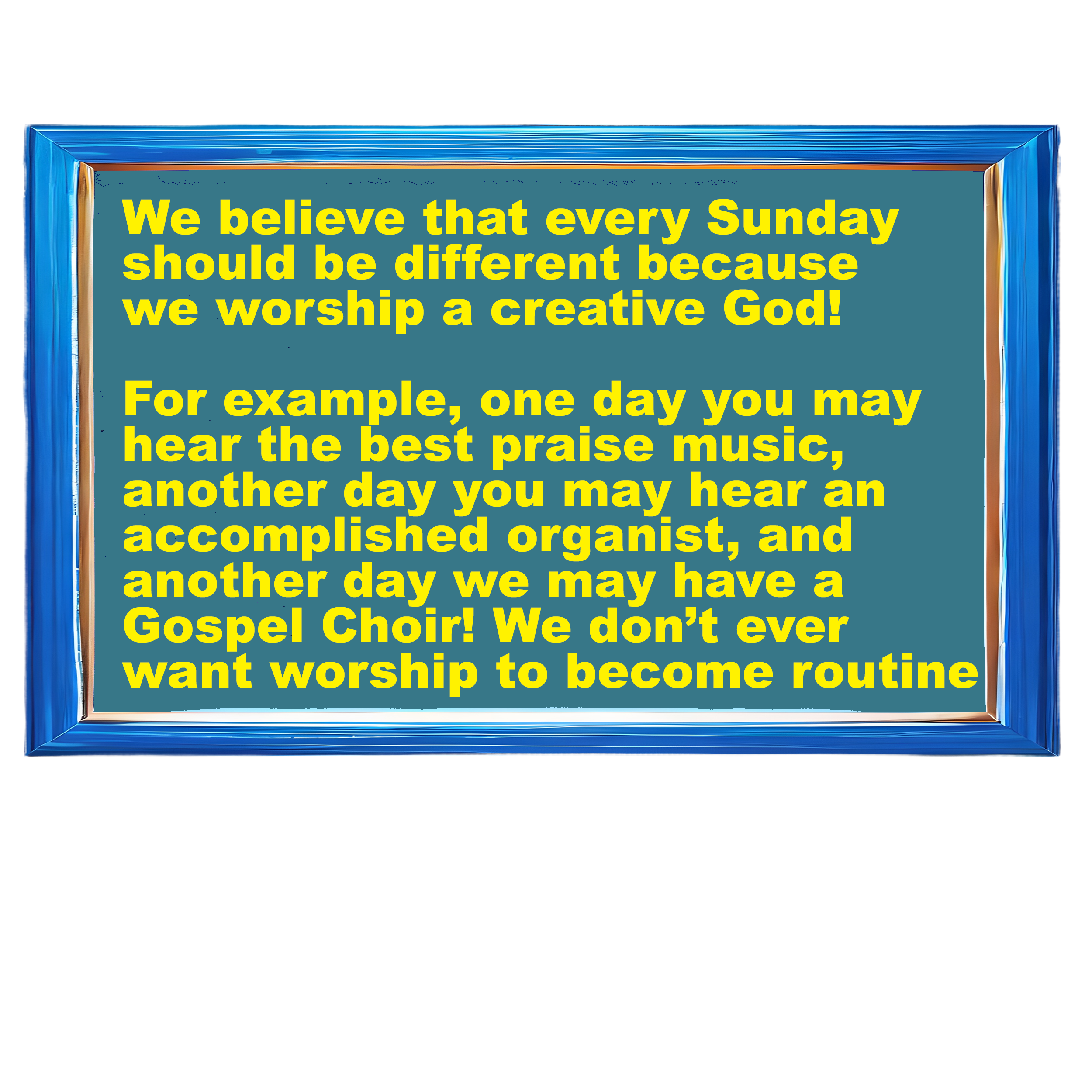 not routine frame 2